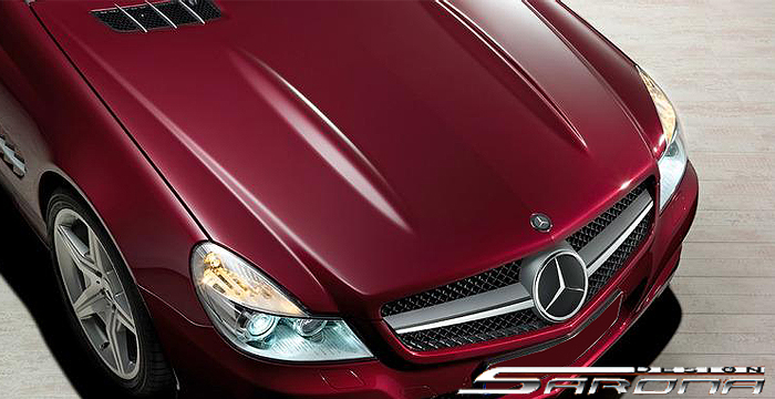 Custom Mercedes SL Hood  Convertible (2009 - 2011) - $890.00 (Manufacturer Sarona, Part #MB-001-HD)